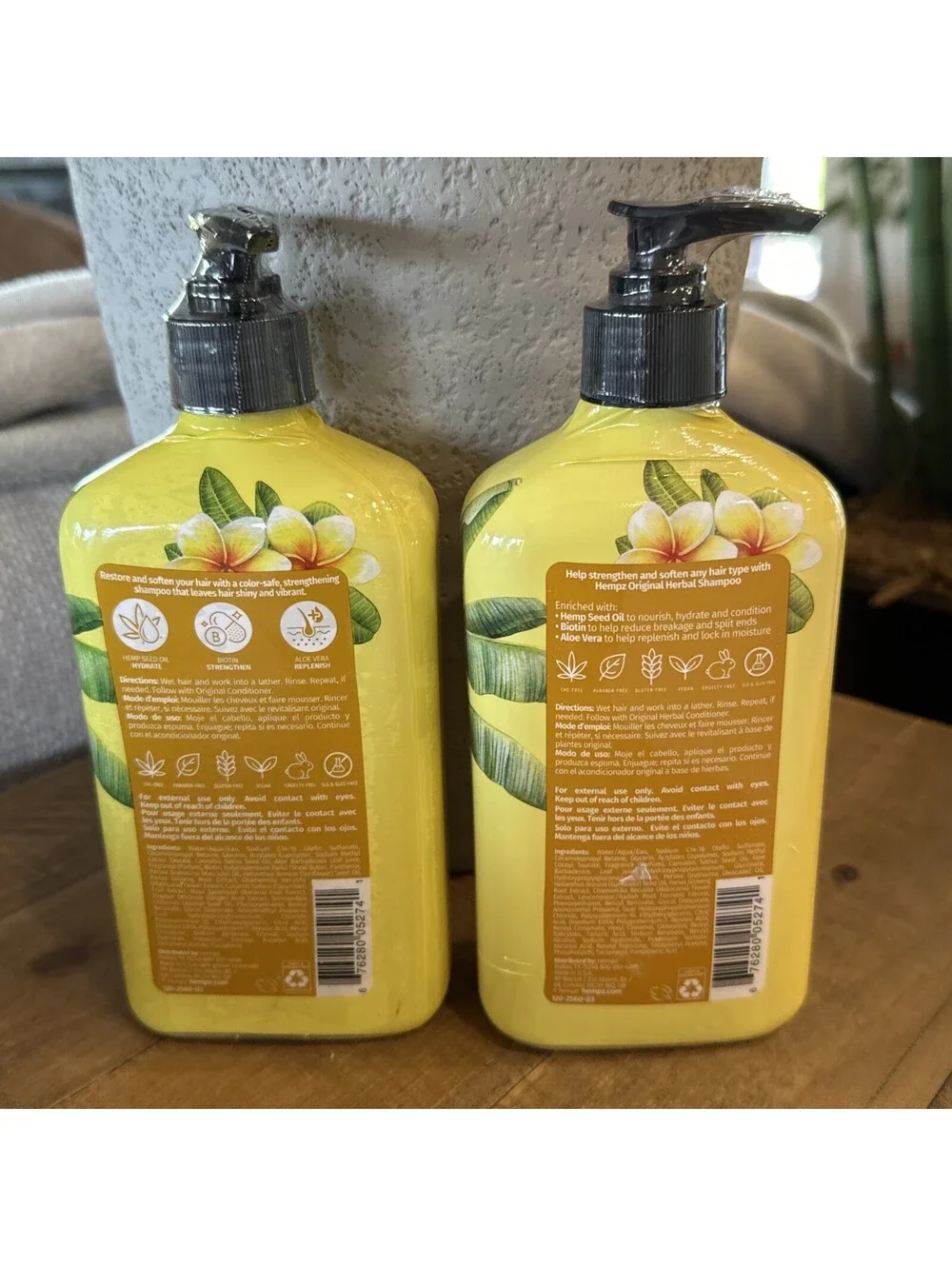 HEMPZ ORIGINAL FLORAL BANANA 17 OZ SHAMPOO FOR ALL TYPES OF HAIR